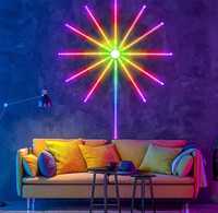 Instalatie Fireworks RGB LED Smart control telecomanda si telefon