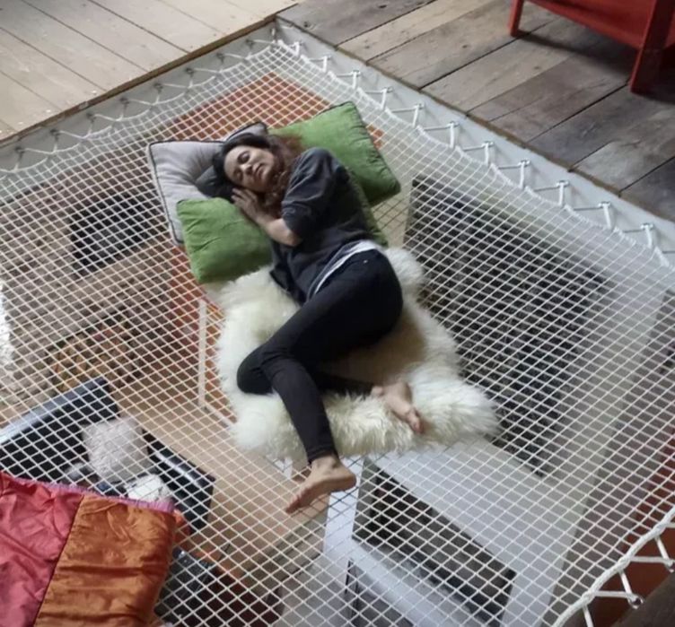 Высокая прочность защитная сетка для пола Лофт специальный гамак для с