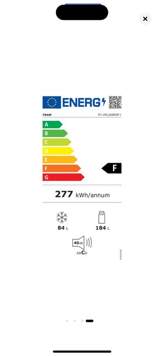 Combina frigorifica Fram FC-VRL268RDF+