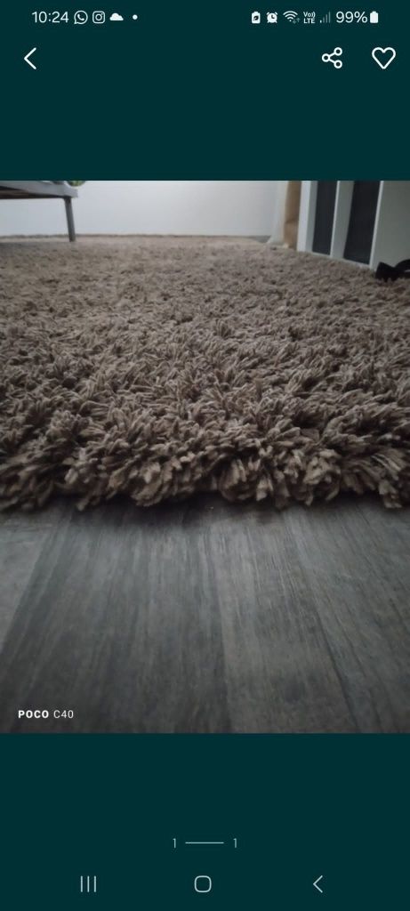 Covor Shaggy cu fir lung