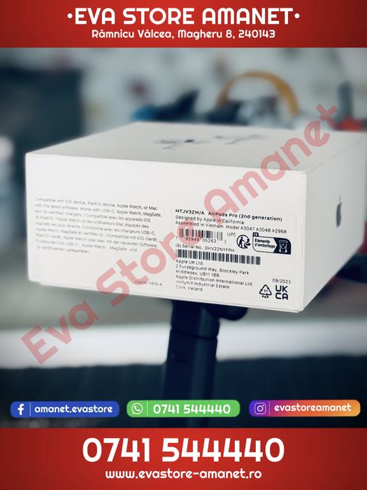 Casti wireless In-Ear Apple AirPods Pro 2nd Gen A3047