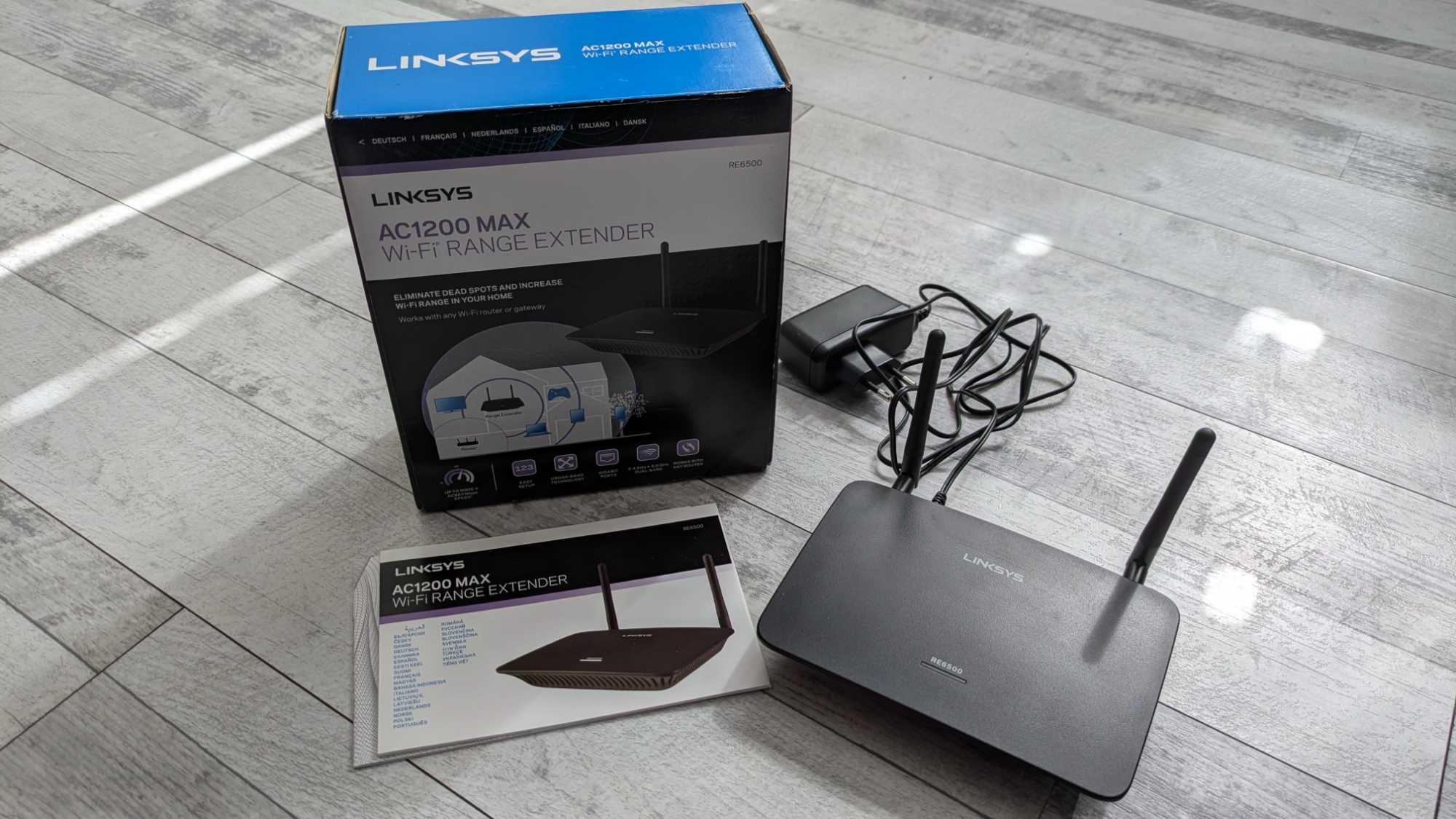 Усилвател/Удължител на Wi-Fi обхват - Linksys AC1200 MAX