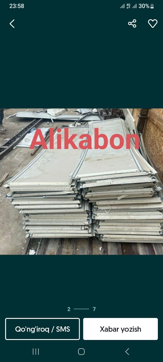 Metallom b/y metalalom olamiz. Металлом перерободка