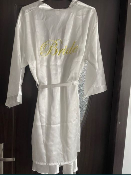 Set Halat si Rochie de noapte Bride marime L