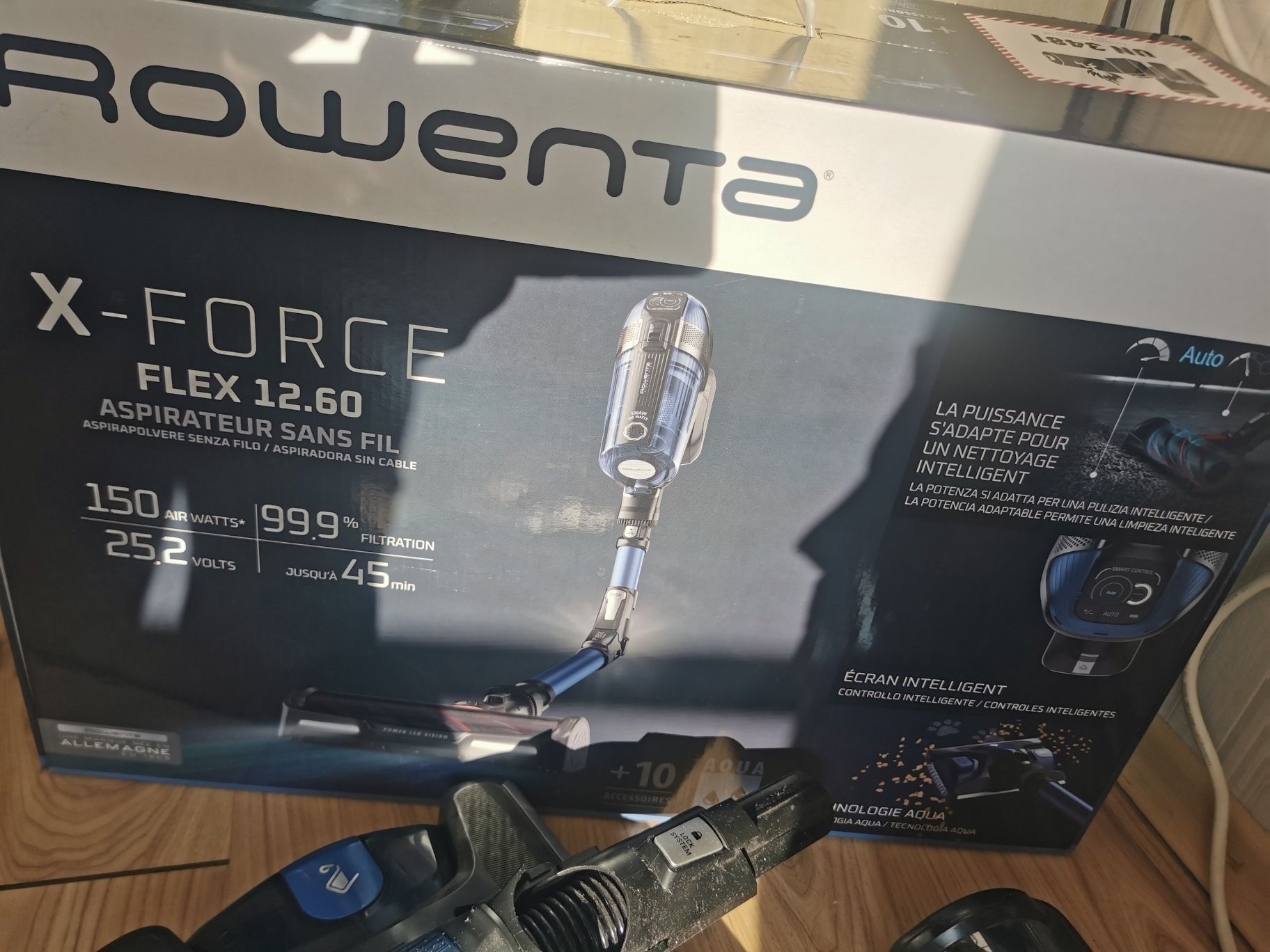 Вертикална безкабелна прахосмукачка Rowenta X-Force Flex 12.60 – 470 л