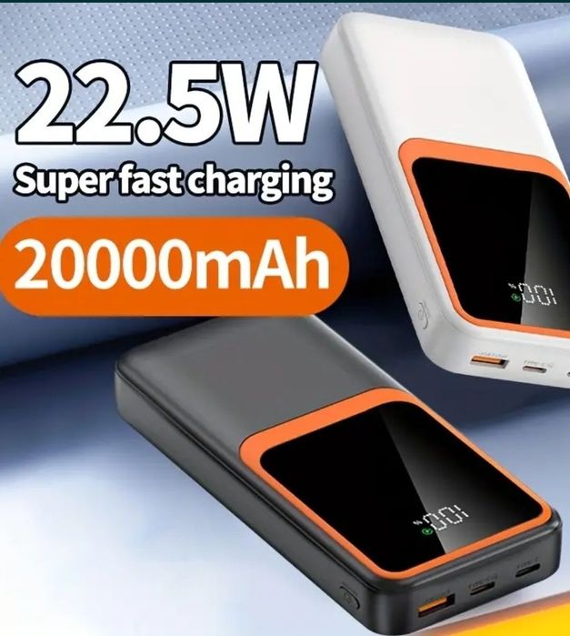 Power Bank - Fast Charger TipC și USB 20.000mAh