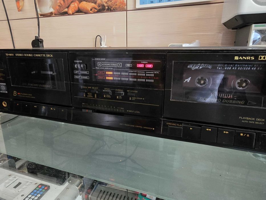 Vand dek casetofon Jvc TD-W111, boxa portabila JBL clip3