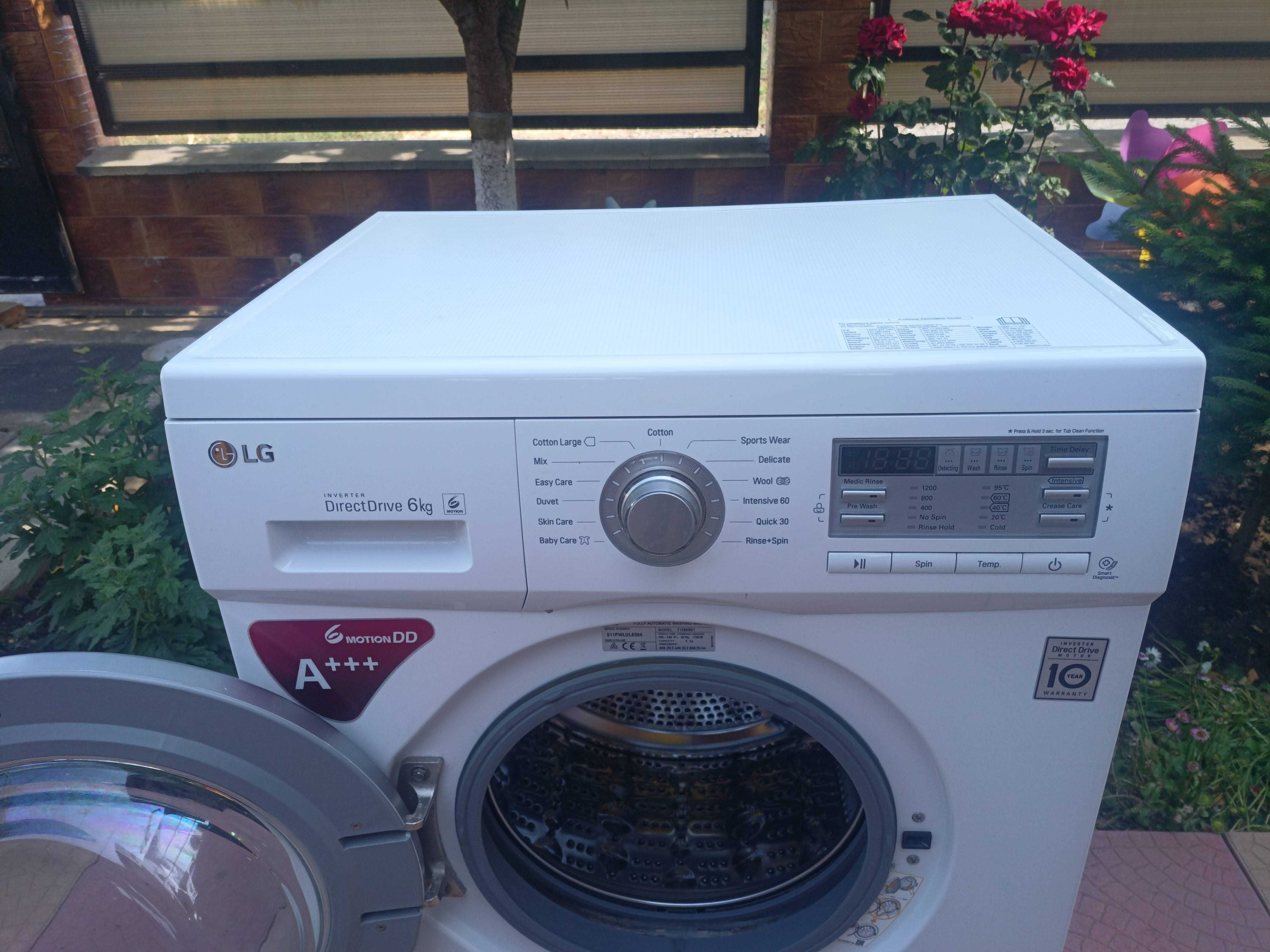 Masina de spalat rufe LG / A+++ / 6 Kg / 1200 RPM / IMPECABILA