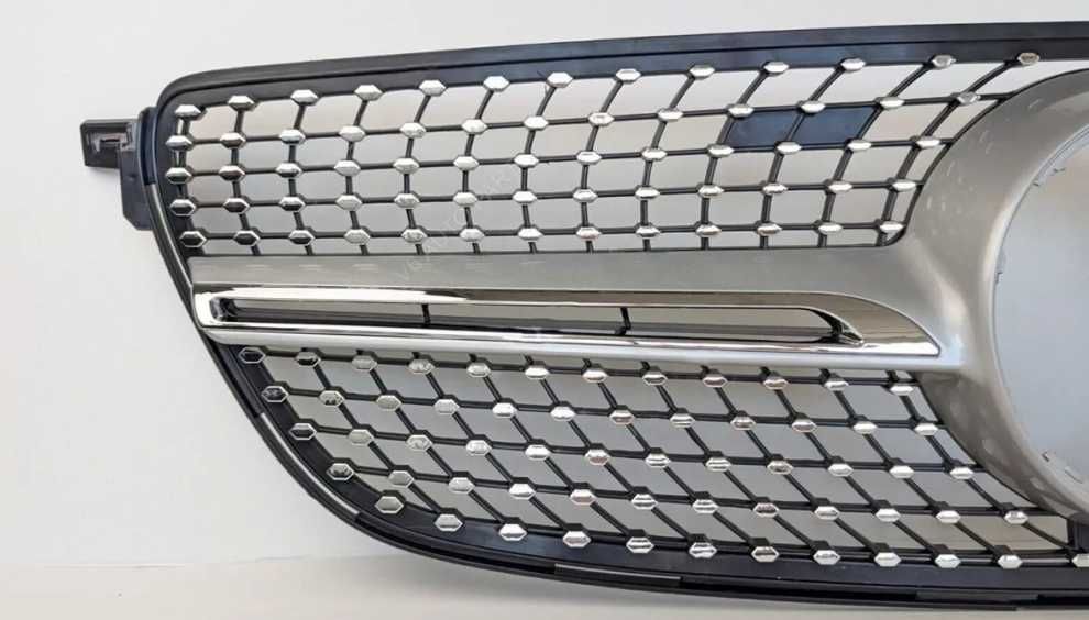 Хромирана Предна решетка за Mercedes GLE W166 GLE350 GLE400 2015, 2018