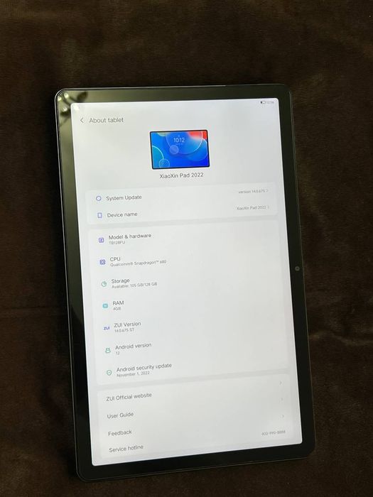 Lenovo xiaoxin Pad2022 android