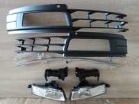 Set accesorii Bara fata Audi A6 C6 2008-2010 Facelift