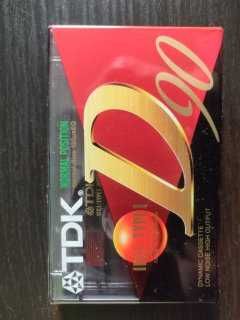 Аудиокассеты TDK D90  1995 год выпуска