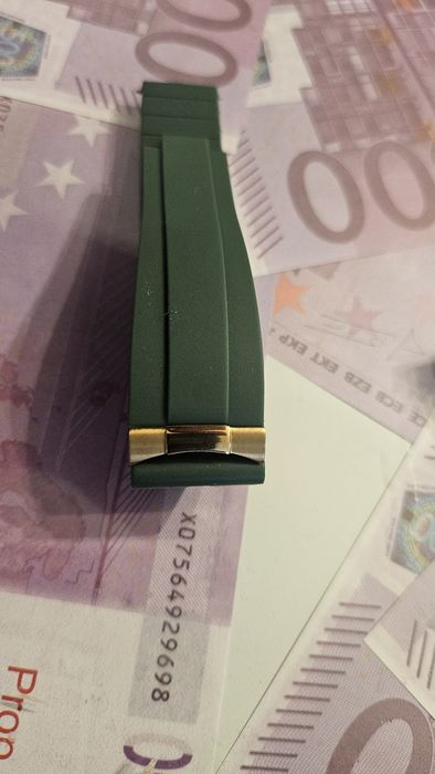 Bratara silicon verde Rolex 20mm