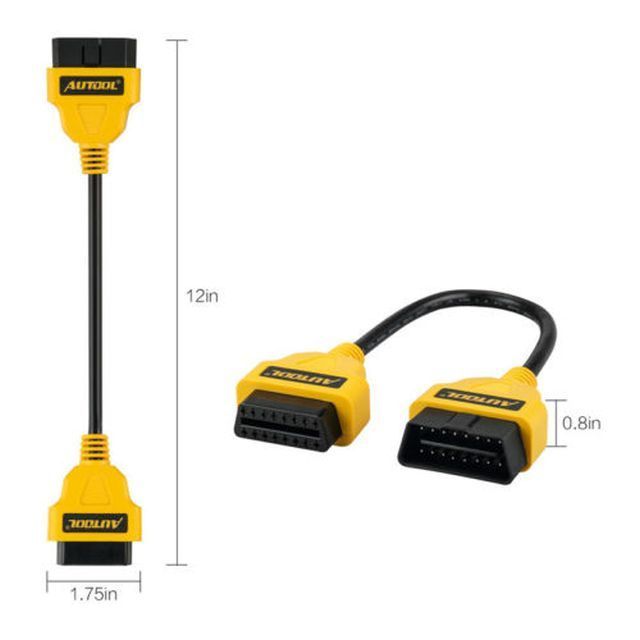 Autool prelungitor OBD2 30 cm extensie cablu tester interfata diagnoza