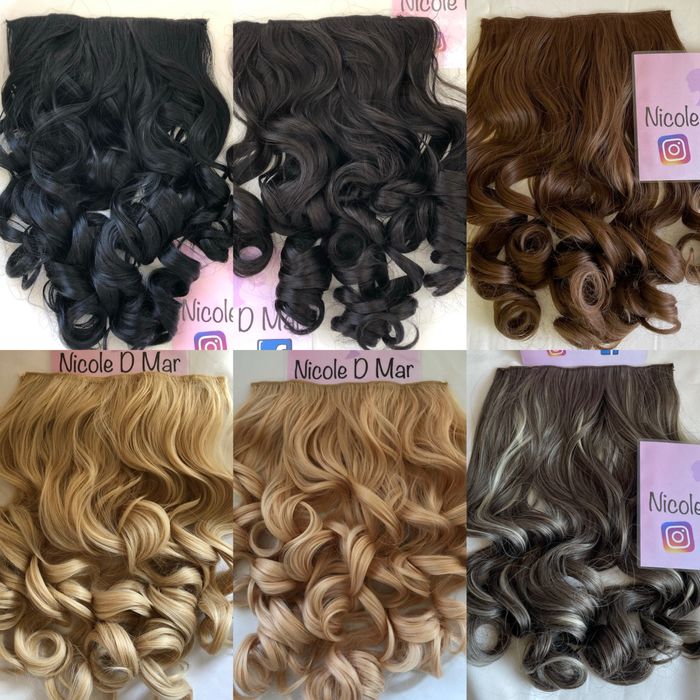 Extensii de par clip-on tip tresa/mesa imita parul natural Nicole DMar