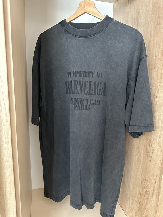 BALENCIAGA - Оригинална мъжка тениска