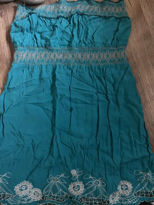 Rochită de vară turcoaz pentru femei