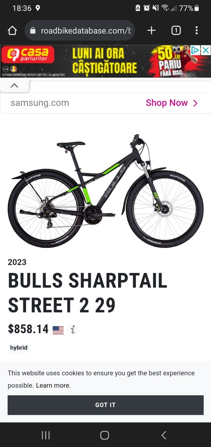 Bicicleta sharptail street  2