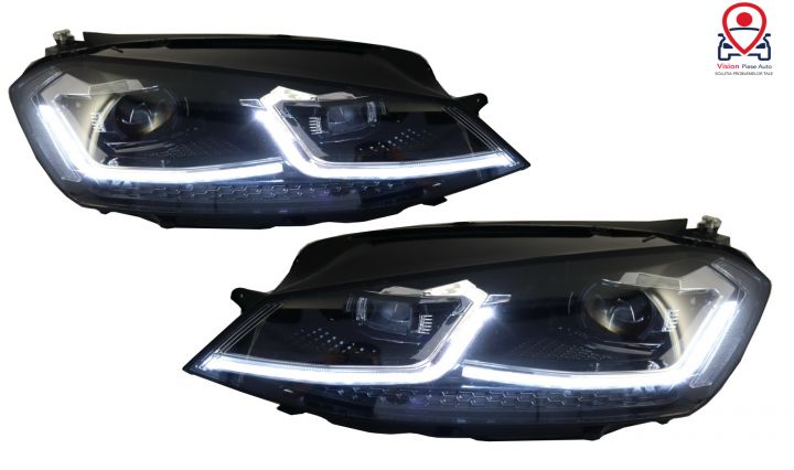 Faruri LED Bi-Xenon Look R Line Design cu Semnal Dinamic