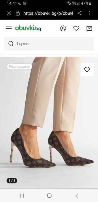 Guess  Womens Size 40/25.5см  ОРИГИНАЛ! Дамски токчета!