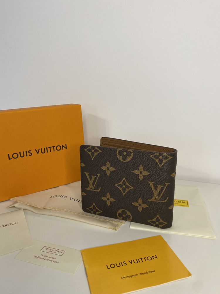 Portofel Louis Vuitton piele canvas 100% cutie inclusă