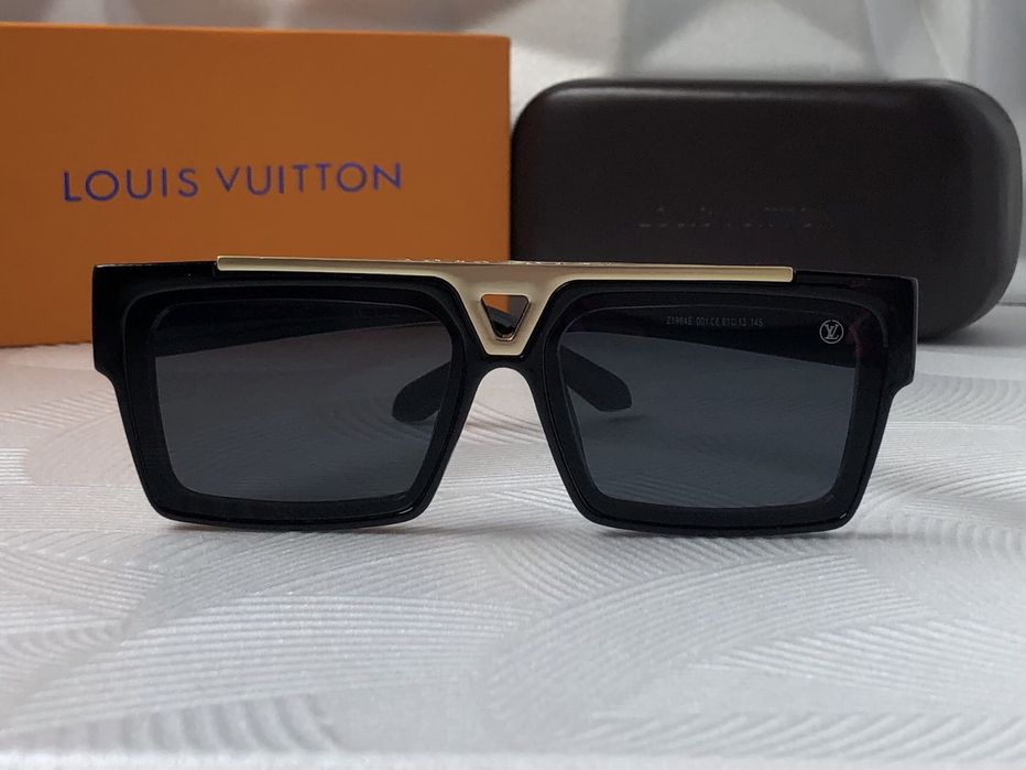 Мъжки слънчеви очила маска 2 цвята черни