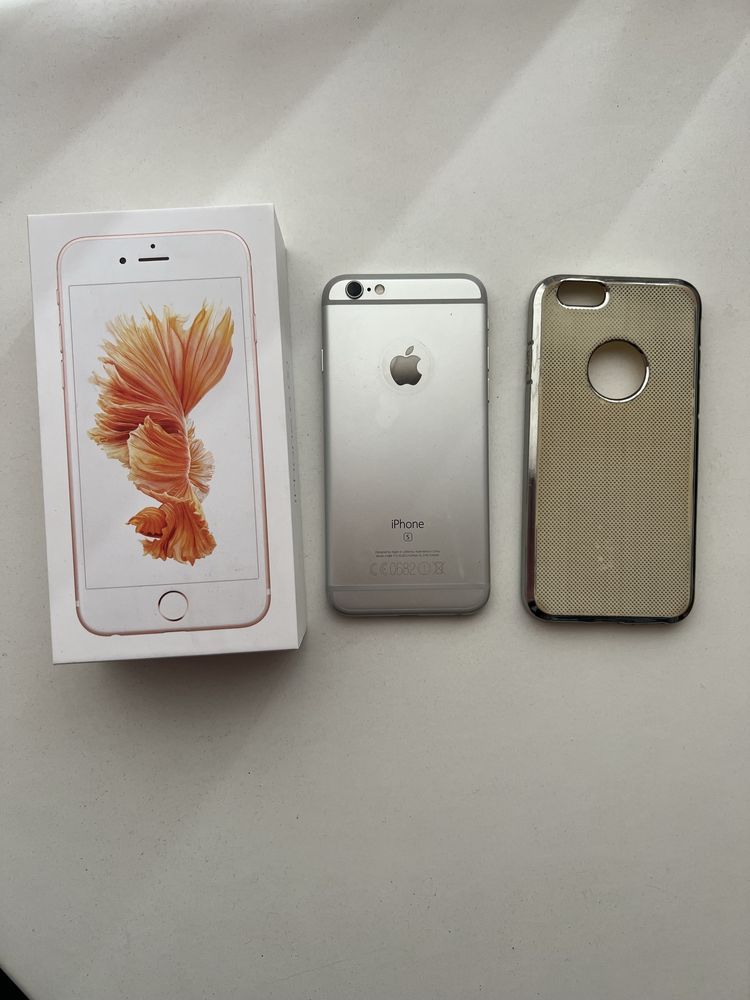 iPhone 6s Silver , 16GB + ПОДАРЪК КАЛЪФ