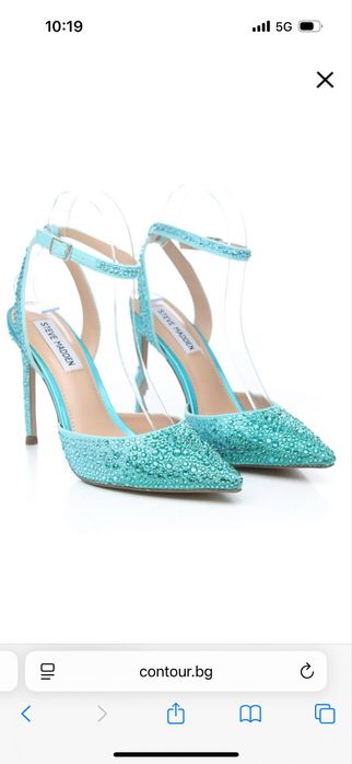 Елегантни сини обувки Steve Madden