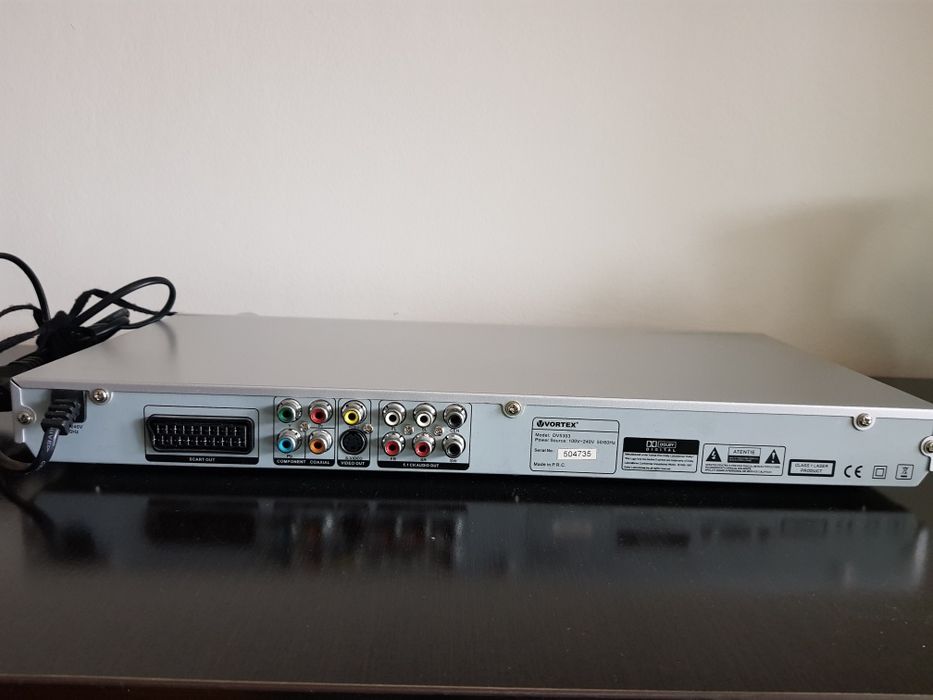 DVD  marca Vortex cu telecomanda