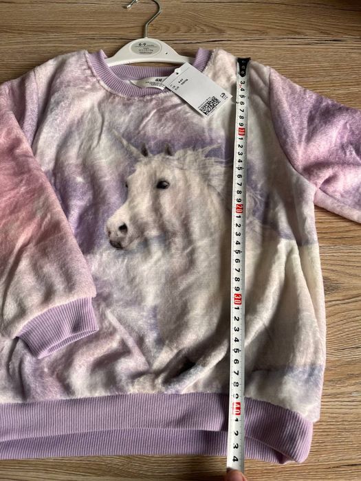 Новая плюшевая кофта hm