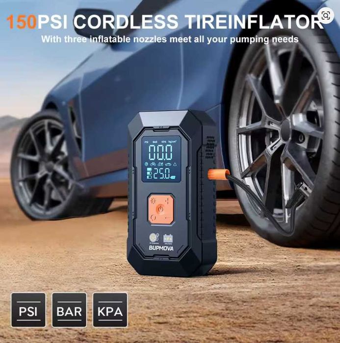 Redresor auto 4 in 1 BUPMOVA, portabil, 7000A, 26.800 mAh, NOU