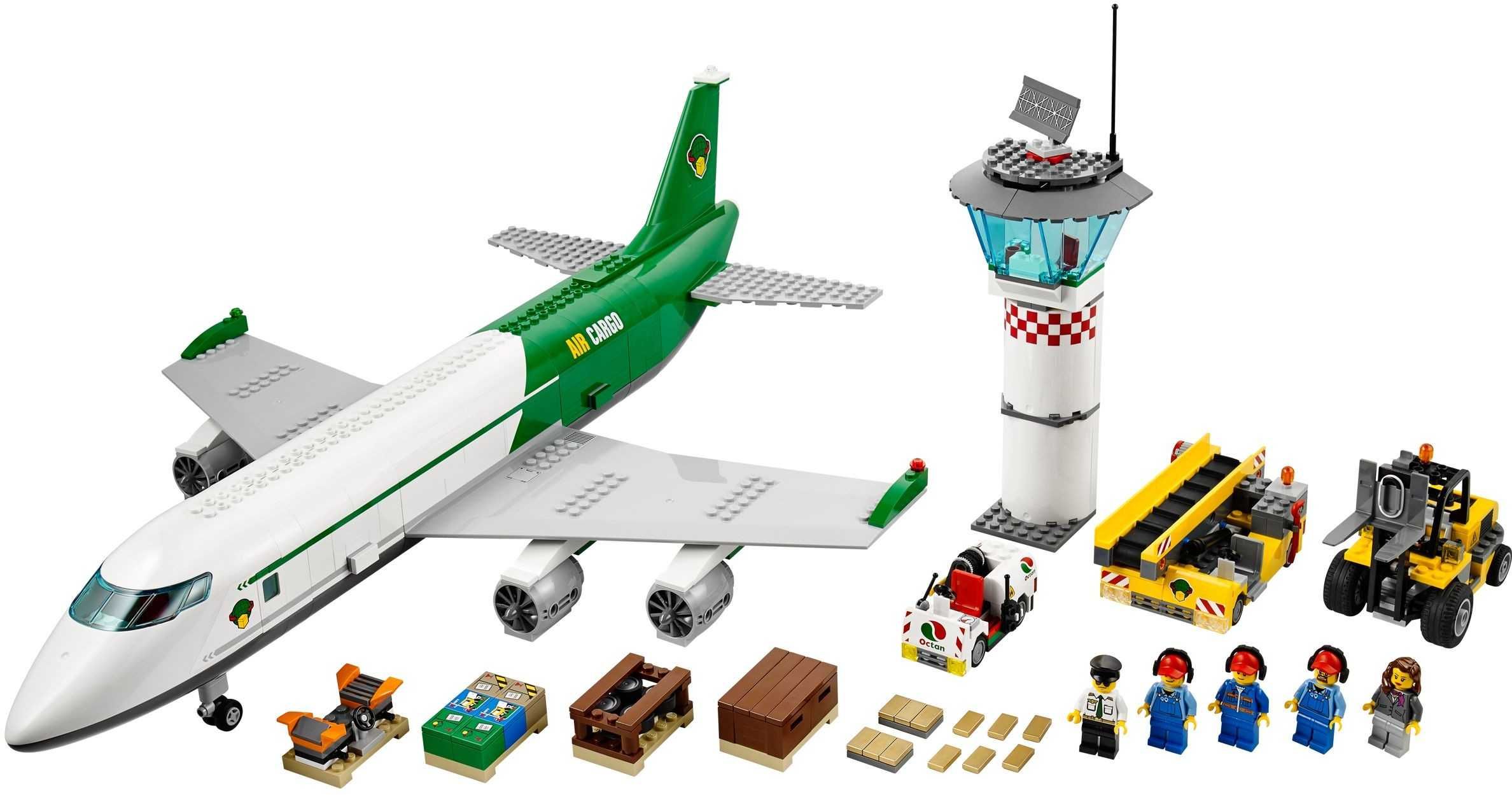 NOU TIP lego CITY Avion cargo Terminal de marfa 60022