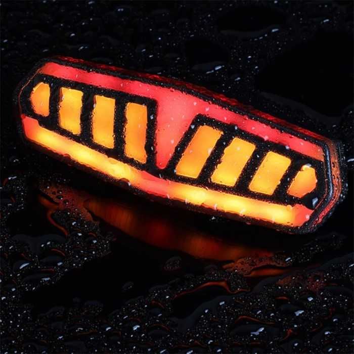 LED стоп с мигачи Automat, За мотопед-велосипед, Водоустойчив