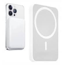 Внешний аккумулятор для iPhone, MagSafe Power Bank  белый