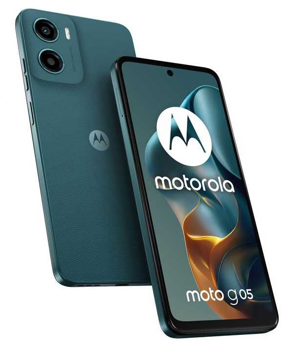 Телефон Motorola moto g05, 64GB, 4GB RAM, 5200 mAh, нов с гаранция