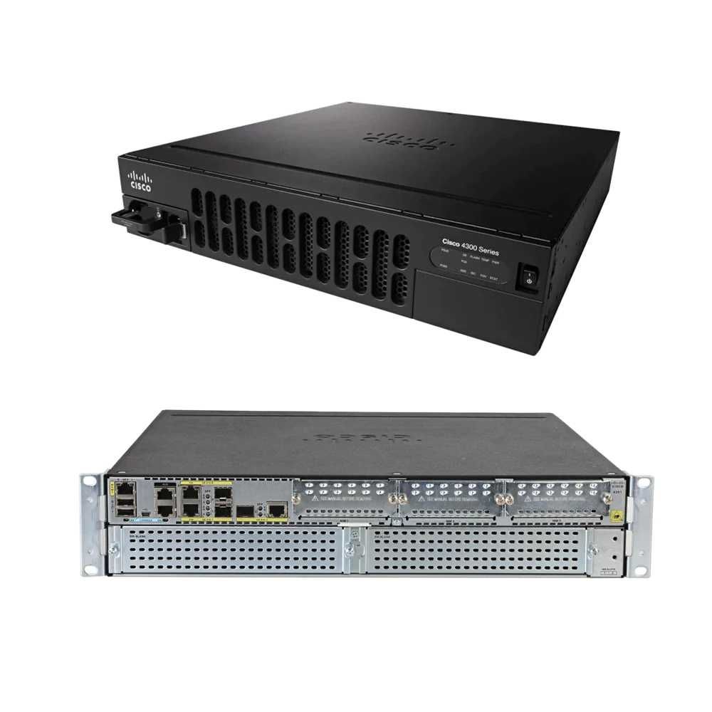 CISCO ISR4351-V/K9 + NIM-2FXS/4FXOP + PVDM4-32 + boost sec uc avd lic