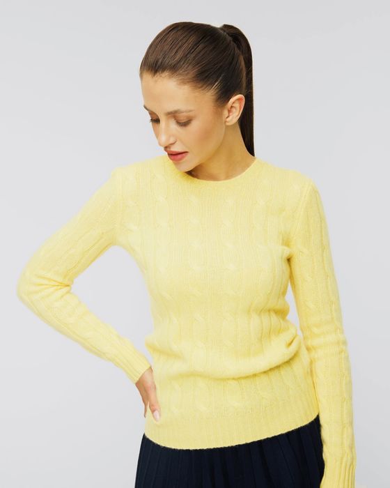 Ralph Lauren pulover galben casmir unisex