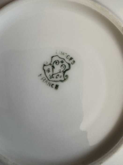 Superb servicu pt cafea-porțelan Limoges-stil Art Deco-semnat-Franta