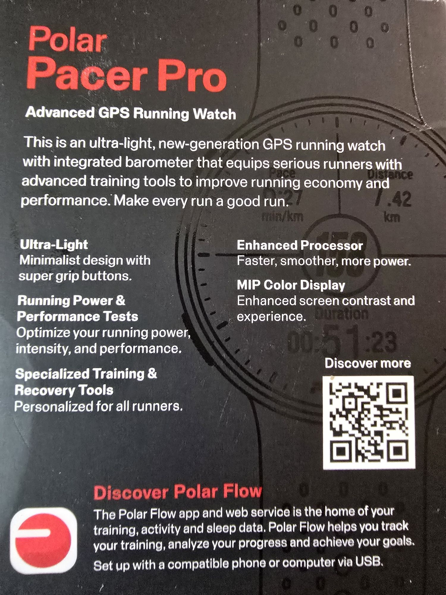 Смарт часы Polar Pacer pro