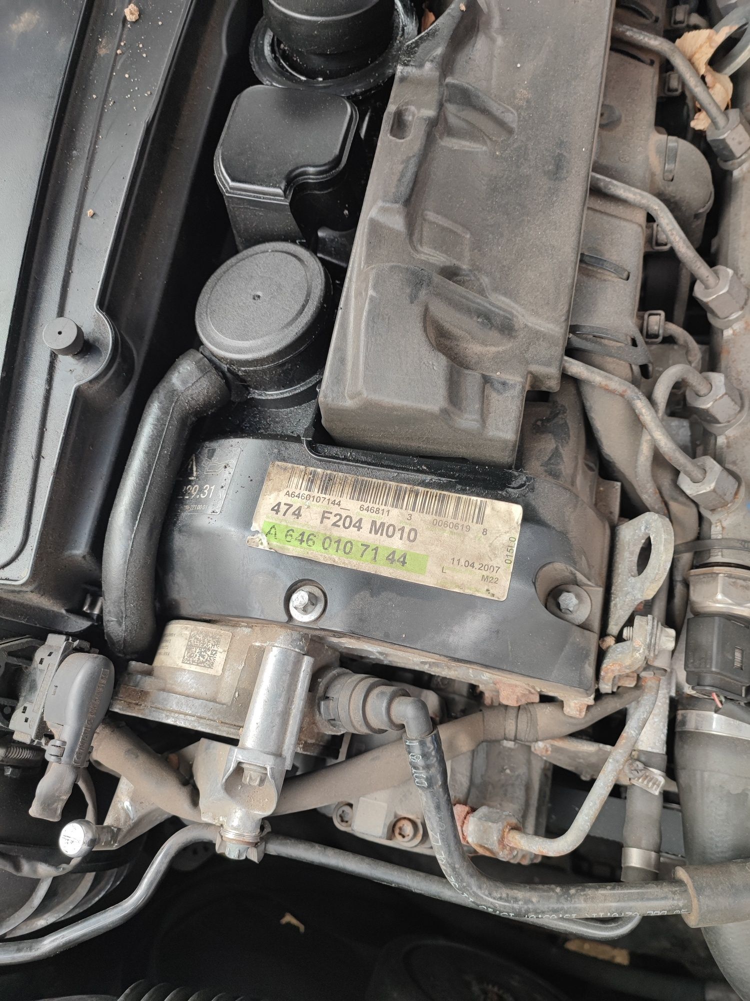 Двигател  mercedes w204 om646