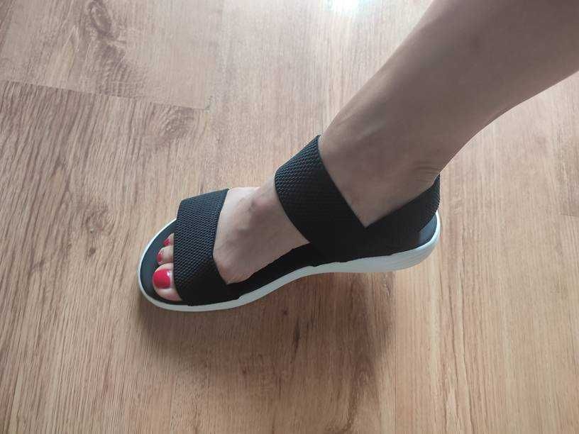 Стилни Дамски Сандали на платформа с еластична подметка