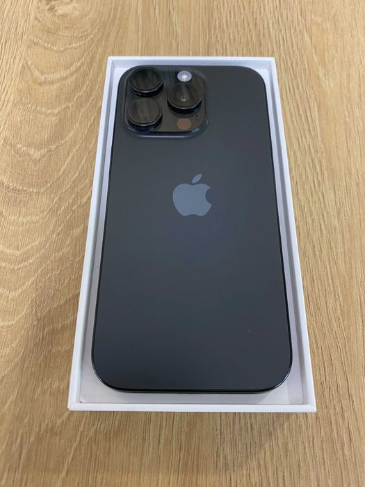 НОВ !!! Apple iPhone 16 Pro, 256GB, 5G, Black Titanium, 100%