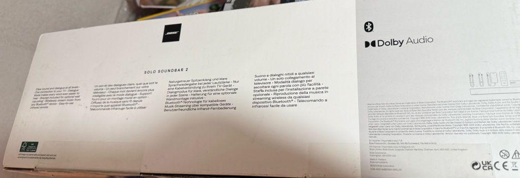 Bose Solo Series II Soundbar Bluetooth