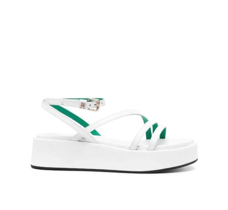 Sandale albe Tommy Hilfiger