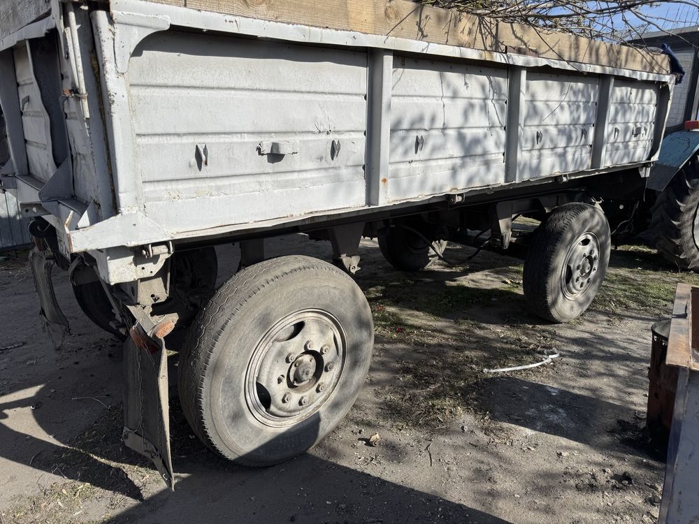 МТЗ-80 и зиловский прицеп