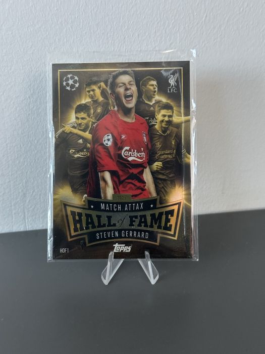 Cartonas Hall of Fame Gerrard Liverpool Topps Uefa Champions League 26