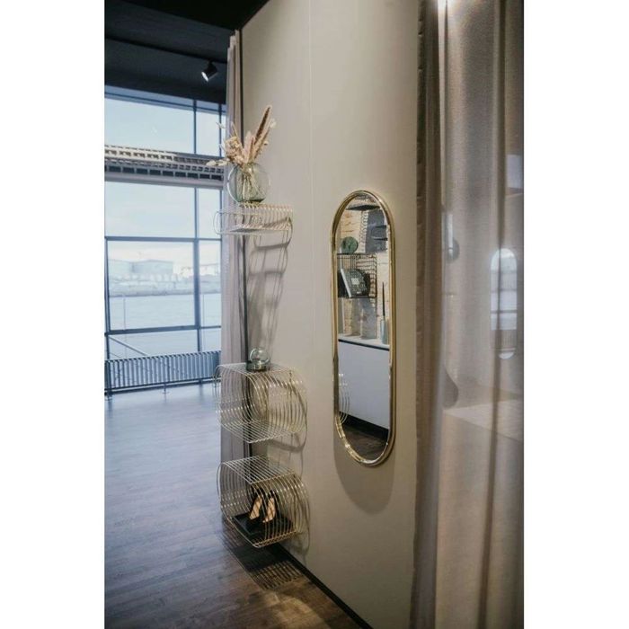 Oglinda aurie de perete, baie, living, dormitor.