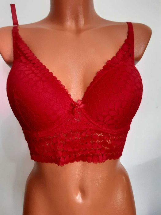 sutien de dantela cu intaritura, adrienne vittadini