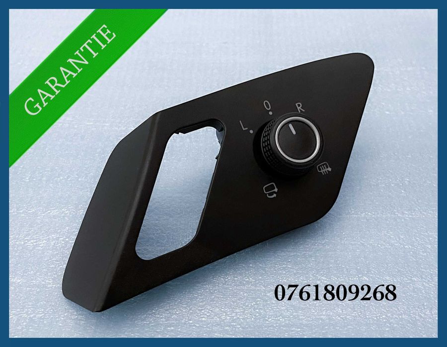 Buton reglaj oglinzi electrice cu pliere crom VW Golf 7 -> 2012 - 2020
