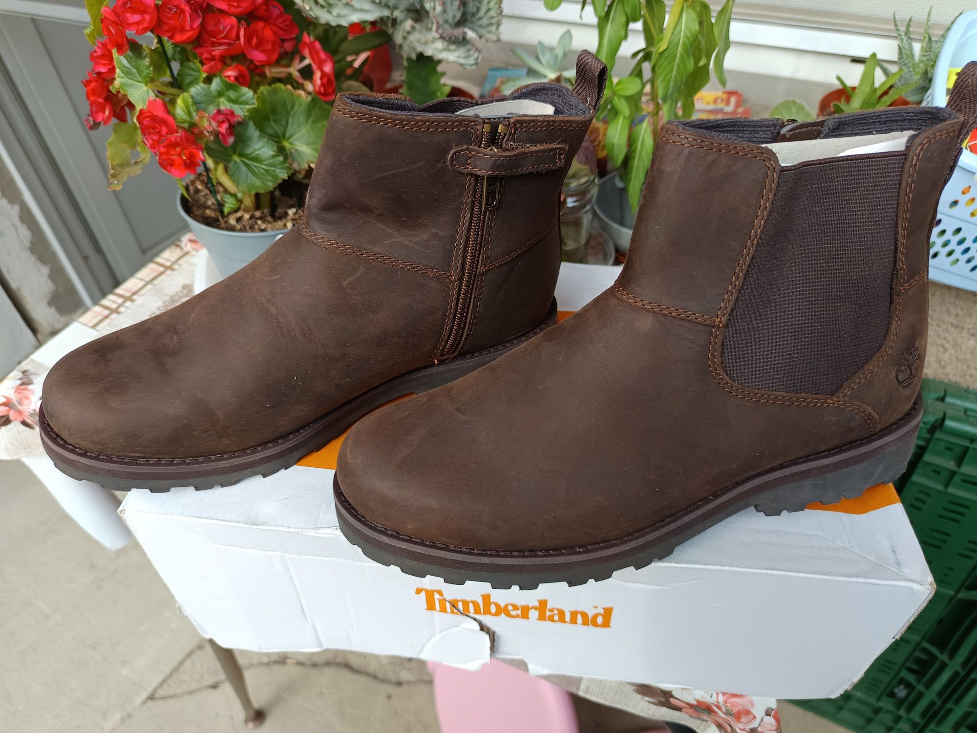 Ghete Timberland COURMA CHELSEA - Botine clasice - medium brown
COURMA